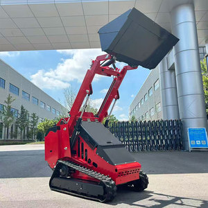 Diesel Mini Skid Steer Track <span class=keywords><strong>Loader</strong></span> untuk rel pertanian EPA bersertifikat jam rendah - Product Image 1