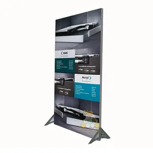 Led lightbox frameless frame wall mounted poster custom advertising light boxes shopping center light box