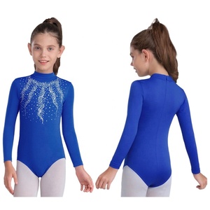 Leotardo de Danza para Niñas, al por Mayor, con Forro Polar Fino, Brillante, con Pedrería, para Gimnasia, Patinaje Artístico y Clases de Baile - Product Image 2