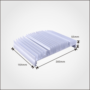 Dissipatore di Calore LED in Lega di Alluminio <span class=keywords><strong>6063</strong></span> Serie 6000 Personalizzato OEM, Profili Quadrati Anodizzati Neri per Apparecchiature Elettroniche, Taglio/Perforazione - Product Image 5