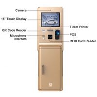 Kiosque de paiement automatique de distributeur de billets de parking d'entrée pour la solution de système de gestion intelligente de stationnement