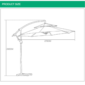 Quảng Cáo Ô Bãi Biển Gấp Lều 3X3M Quảng Cáo Cánh Buồm Sân Nhà Để Xe Lều Tạm Thời Sun <span class=keywords><strong>Shade</strong></span> - Product Image 6