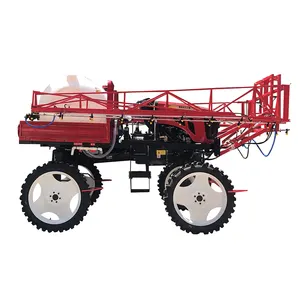 New four wheel drive agriculture self-propelled sprayer equipped with hydraulic cylinders large lifting force