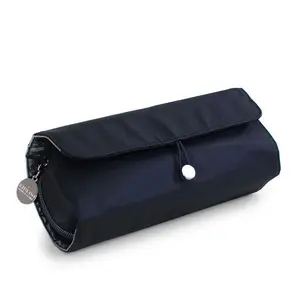 사용자 정의 여성 접이식 세면도구 가방 대용량 메이크업 브러쉬 보호 커버 방수 구획 여행 화장품 가방