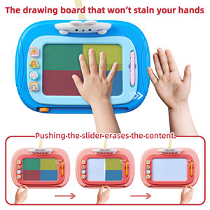 Papan Belajar Menggambar Plastik ABS 8.5 Inci Warna-warni Dapat Dihapus Hadiah Tulisan Coretan Bersertifikat ASTM/CPC Unisex Usia 3+ - Product Image 5