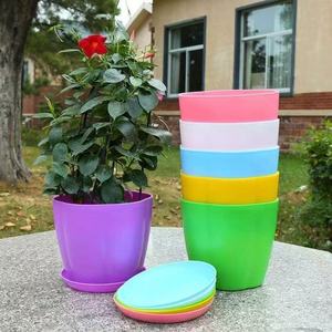 Grands pots <span class=keywords><strong>de</strong></span> fleurs en PP avec trou <span class=keywords><strong>de</strong></span> drainage - Jardinières <span class=keywords><strong>de</strong></span> style farmhouse et écologiques pour plantes succulentes et usage extérieur/intérieur - Product Image 2