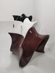 قاعدة طاولة طعام من الفيبرجلاس على شكل زهرة التوليب، أرجل طاولة من الزجاج والفولاذ لغرفة المعيشة، قاعدة طاولة رخامية - Product Image 3