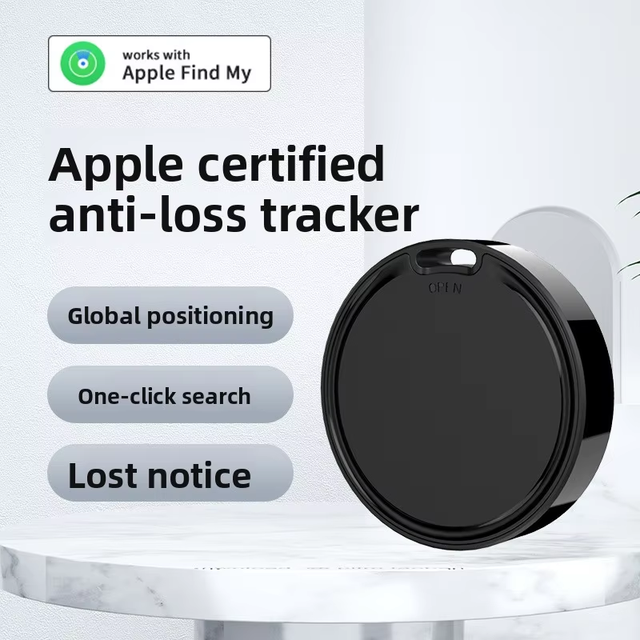 Google IOS MFi Certified GPRS Anti-Lost Tracker for Keys Pets Wallets & Bicycles with IOS Support and Lanyard Packaging