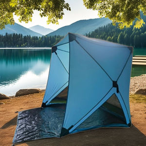 Quick Pop up Sun Shelter Carpa para 3-4 personas Cabaña de playa portátil con bolsa de transporte para salida familiar - Product Image 5