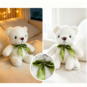 Orsetto di peluche con maglione, giocattolo in cotone PP, MOQ basso, OEM ODM, regalo per attività per bambini, orsetto di peluche carino - Product Image 3