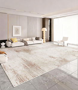 Tapis d'intérieur abstrait grand format, doux et lavable, tapis moderne à poils ras neutre pour la maison et le bureau - Product Image 2