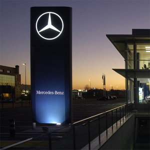 Tùy Chỉnh Pylon Đăng Miễn Phí Đứng Bãi Đậu Xe Pylon Biển Hiệu Pylon Dấu Hiệu Ngoài Trời Kim Loại LED Thư Đăng Board Ánh Sáng Hộp - Product Image 1