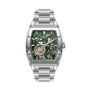 Orologio Meccanico di Lusso OEM ODM in Acciaio Inossidabile con Quadrante in Vetro, Ghiera Bianca, Cinturino Personalizzabile, Resistente all'Acqua 5BAR, Edizione Limitata - Product Image 3