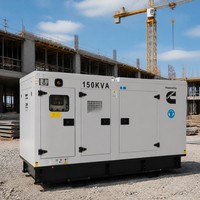 Générateur diesel silencieux de secours 120 kW 150 kVA triphasé 200 kVA 300 kVA 400 kVA 500 kVA 600 kVA 800 kVA 1000 kVA à Guangzhou
