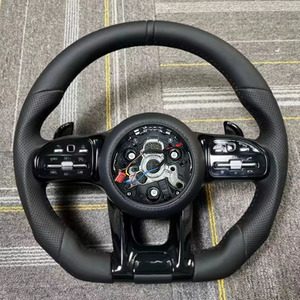 Volant de voiture en fibre de carbone pour Mercedes-Benz Classe A, B, C, E, G, S, pour AMG GT, CL, SL, GL, ML, W212, W176, W213, W211, W205 - Product Image 1