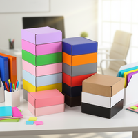 Boîtes d'expédition de luxe personnalisées avec logo, écologiques, recyclables, colorées, petites, en carton ondulé, auto-érectables, avec doublure en mousse, pour cadeaux et envois postaux