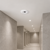 Capteur intelligent KNX ToF pour vestiaire et toilettes, éclairage automatique encastré au plafond, bâtiment écologique, portée de 3,2 m, 0,1-3,2 m, ultra compact, faible consommation