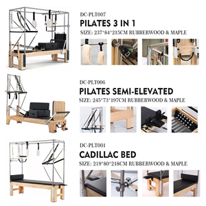 Máquina <span class=keywords><strong>de</strong></span> Pilates Reformer <span class=keywords><strong>de</strong></span> Madera <span class=keywords><strong>de</strong></span> Alta Gama, Cama Reformer, Equipo Profesional <span class=keywords><strong>de</strong></span> Gimnasio, Set Completo - Product Image 3
