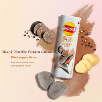 Offre Spéciale Lay's : Chips de pommes de terre style canette 90g, snacks salés exotiques de Chine, semi-moelleux, frits, en sachet