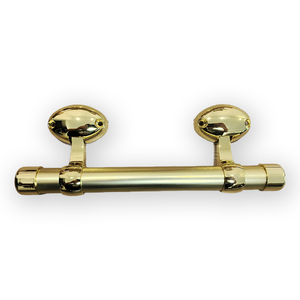 Maniglia per <span class=keywords><strong>Bara</strong></span> Funeraria 1007 Design a Uovo, Lucidatura a Specchio e Placcatura in Oro - Product Image 1