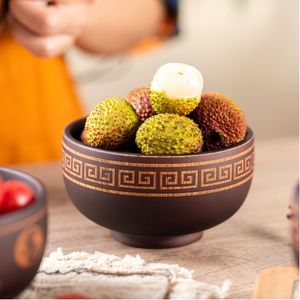 Cuenco de madera de azufaifa, estilo Coco, diseño japonés - Product Image 6