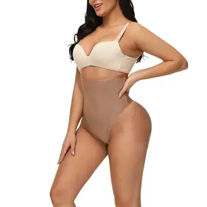 JIEJIN nuova moda vedere attraverso la compressione Sexy a forma di vita alta mutandine per il controllo del sedere biancheria intima