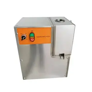 Broyeur de canne à sucre de table extracteur de jus de canne à sucre Machines électriques en acier inoxydable presse-agrumes de canne à sucre vertical