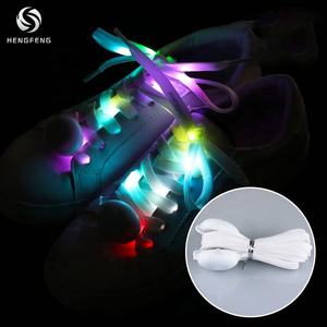 Lacci per Scarpe da Corsa LED Luminosi, Larghezza 10mm, Nylon, 3 Modalità, 7 Colori Lampeggianti - Product Image 5