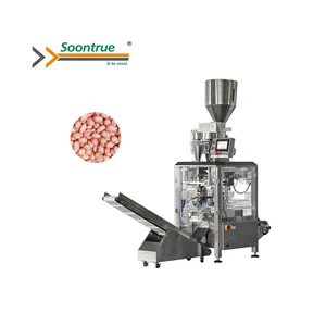 Máquina automática de pesaje y embalaje vertical de cacahuetes tostados, anacardo y nueces, multifunción