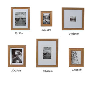 Pantalla de fotos de mesa al por mayor de buena calidad marco de fotos de madera de 4x6 pulgadas para decoración del hogar - Product Image 5