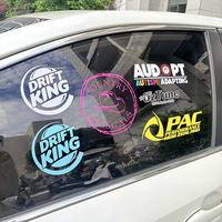Autocollants de voiture personnalisés de haute qualité, résistants à l'eau et aux UV, lettrage de voiture, autocollants en vinyle, autocollants pour pare-brise de voiture