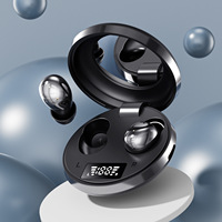 Nouveaux écouteurs intra-auriculaires sans fil pour femmes M182, longue autonomie, réduction de bruit ENC, mini-casque de sommeil TWS, affichage numérique IPX-3, type-C