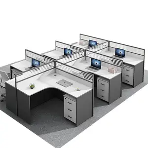 black and white modern office desk wooden workstation desk office furniture