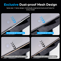 KUZOOM Nouvelle Protection d'écran en Verre HD Transparent Améliorée KK9, Résistance aux Chocs 30 KG pour iPhone 18 Pro Pro Max 17 Pro