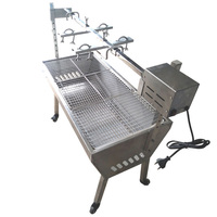 Meilleure vente en plein air, rôtissoire automatique, Barbecue, Barbecue, charbon de bois, poulet, agneau, broche, rôtissoire