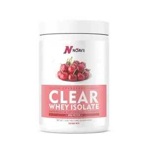 Cranberry Flavor Clear Whey Isolate Protein Powder For Muscle Booster Energy Support For Women & Men Sports Supplement