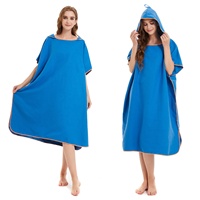 Holesale-poncho de microfibra para surf, toalla de playa de secado rápido con logotipo personalizado