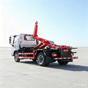 รถบรรทุกขยะแบบตะขอเกี่ยว Foton Xiaoyun S 4x2 10CBM 10 ตัน แบบยกเทท้าย เครื่องยนต์ดีเซล ยูโร 2 เกียร์ธรรมดา - Product Image 6