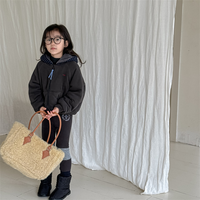 Veste d'hiver épaisse à capuche pour enfants, nouvelle collection, imprimée, pour garçons et filles, vêtements d'extérieur pour bébés, vente en gros