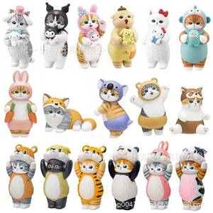 Giocattoli a Sorpresa in Plastica a Forma di Gatto con Cappuccio, Coniglio, Volpe, Koala, Cane, Panda per Giochi di Maternità - Product Image 1