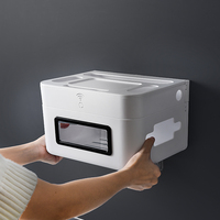 Caja de almacenamiento de escritorio portátil y Flexible para Cable, enrutador inalámbrico WIFI, organizador de cables de plástico y Metal con enchufe desmontable