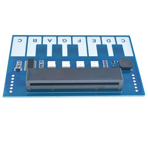 Mini placa de expansión de módulo de piano para BBC <span class=keywords><strong>Micro</strong></span>: <span class=keywords><strong>Bit</strong></span> <span class=keywords><strong>V2</strong></span>, teclas táctiles para reproducir música, con 4 LED RGB TTP229 controlador táctil - Product Image 3