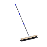 Brosse de nettoyage robuste pour sols en bois, nylon et béton, pour terrasses extérieures
