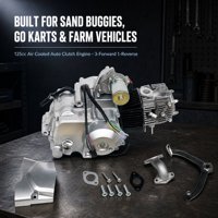 Ensemble Moteur de Karting/Quad 110cc à Démarrage Électrique, Embrayage Automatique, 3 Vitesses Avant et 1 Marche Arrière - Vente en Gros