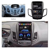 Reproductor Multimedia con Pantalla Android para Ford Fiesta 2008-2015, CarPlay Inalámbrico, Android Auto, Navegación GPS, RTS