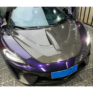 Kit Protector de Capó de Motor de Fibra de Carbono Nuevo 2015-2019 para 540/570/600LT Estilo Novitec, Actualización Atornillable, Negro, Ajuste Universal - Product Image 3