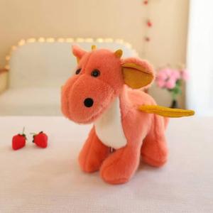 Lindo pequeño dragón muñeca de peluche <span class=keywords><strong>dinosaurio</strong></span> muñeca niños almohada marioneta el año de la mascota Loong - Product Image 3