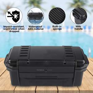 Free sample Outdoor <b>Electronic</b> Machine Project Box Power <b>Enclosure</b> <b>Instrument</b> Terminal Plastic Waterproof Electrical Case Black - Product Image 3