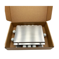 Boîtier de jonction Santwell JBG-8 en acier inoxydable 304 IP67 pour 6 cellules de pesage, boîtier de sommation de tension analogique pour pont-bascule, garantie 1 an