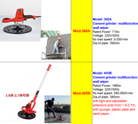 Machine à poncer et polir les sols portable à trois têtes, vente directe d'usine